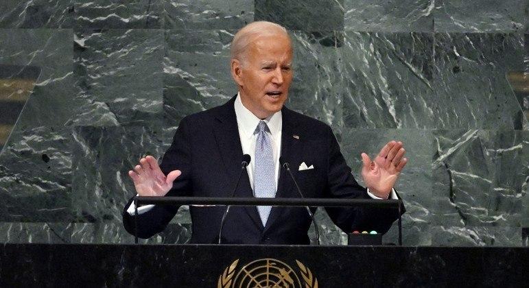 Biden diz à ONU que guerra na Ucrânia coloca em risco tudo o que a instituição representa