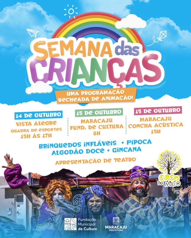 Em alusão ao “Dia das Crianças”, Prefeitura de Maracaju proporcionará ações em Maracaju e Vista Alegre