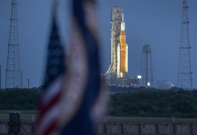 Nasa anuncia data de nova tentativa de lançamento de megafoguete à Lua