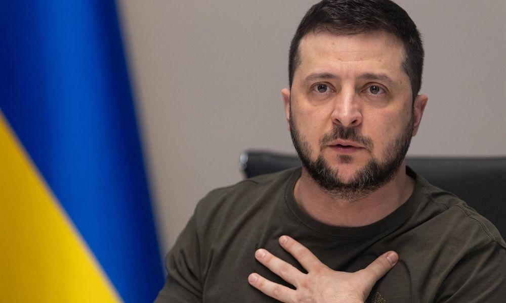 Zelensky fala em 