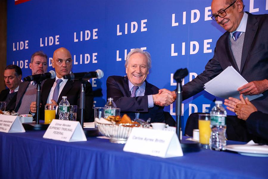 Banco investigado na Lava Jato pagou jantar de luxo a ministros do STF em NY