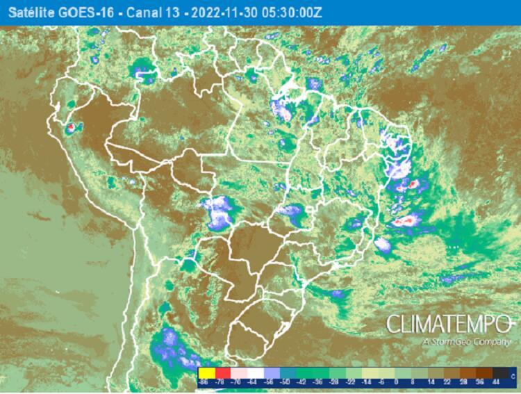 Brasil continua com muita chuva nesta quarta-feira