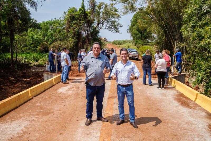 Prefeitura de Maracaju realiza entrega da 1ª Ponte de Concreto na Zona Rural