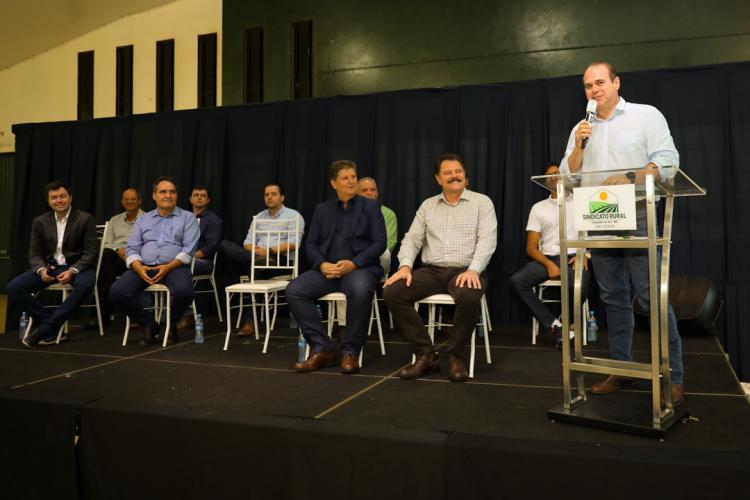 Presidente do Sistema Famasul, Marcelo Bertoni participa de agenda do Sindicato Rural de Chapadão do Sul