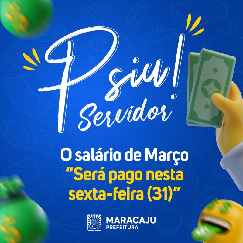 Prefeitura de Maracaju paga servidores públicos nesta sexta-feira (31).