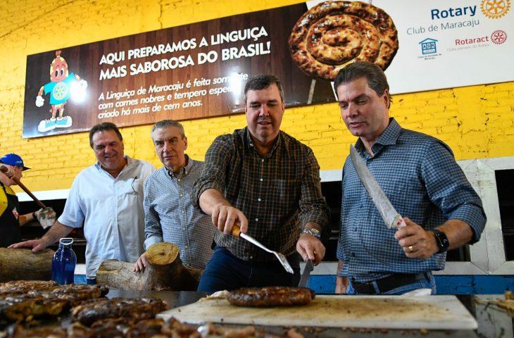 Com apoio da Prefeitura e do Governo do Estado, 27º Festa da Linguiça é oficialmente iniciada.