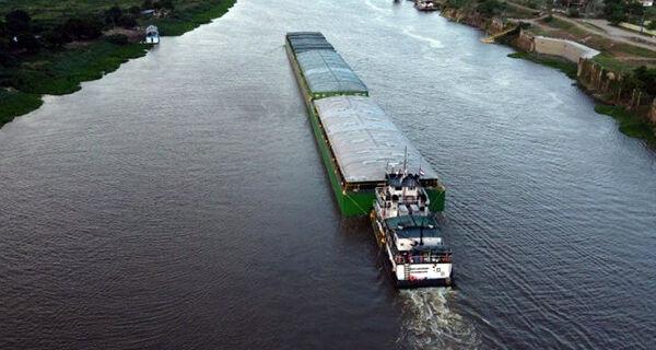 Transporte hidroviário de MS cresce 80% e Murtinho deve exportar até 1,2 milhão de toneladas.