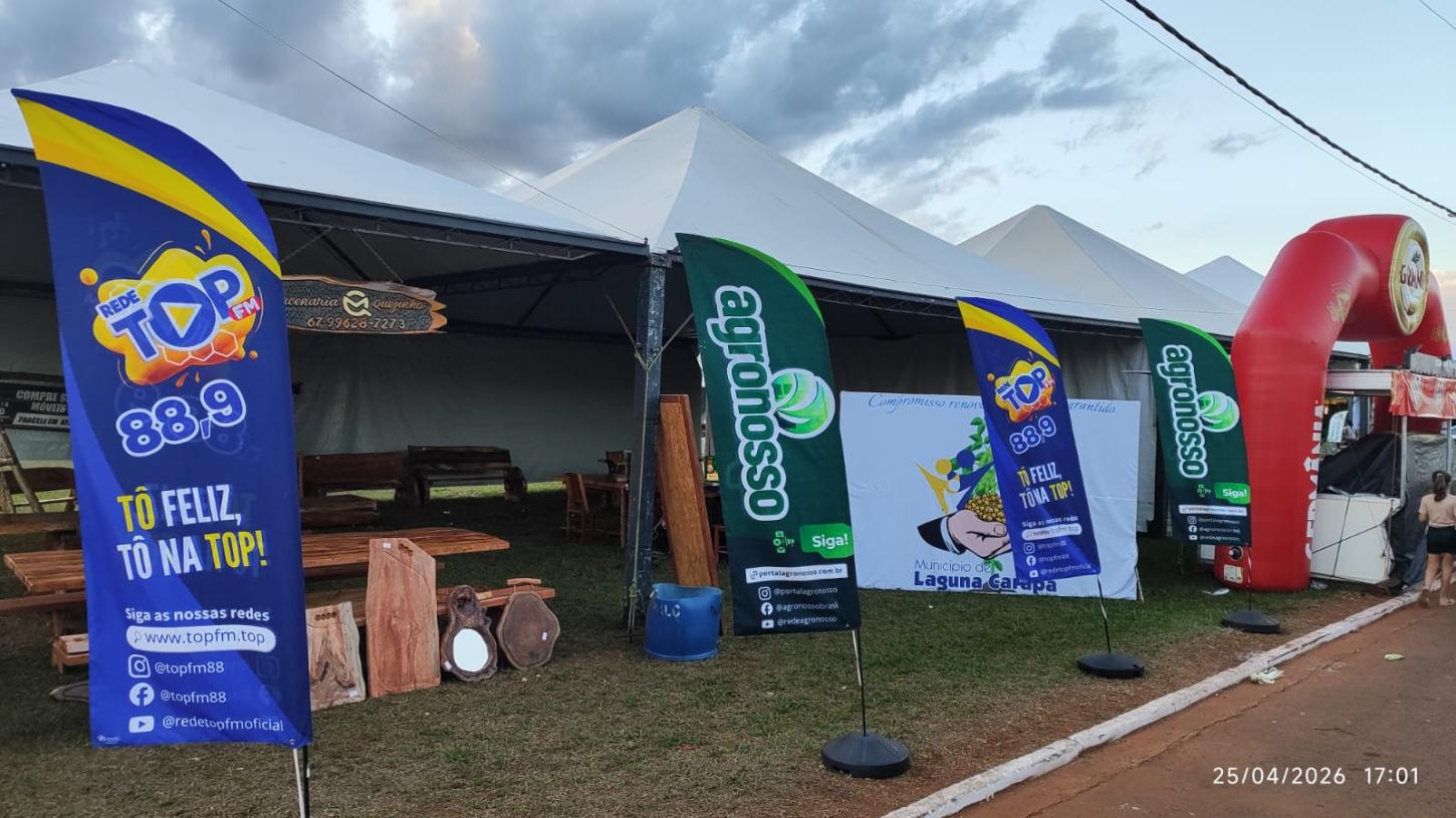 Rede Agronosso e Rede Top FM marcaram presença no evento com cobertura multiplataforma, levando a festa ao rádio, às redes sociais e ao Portal Agronosso