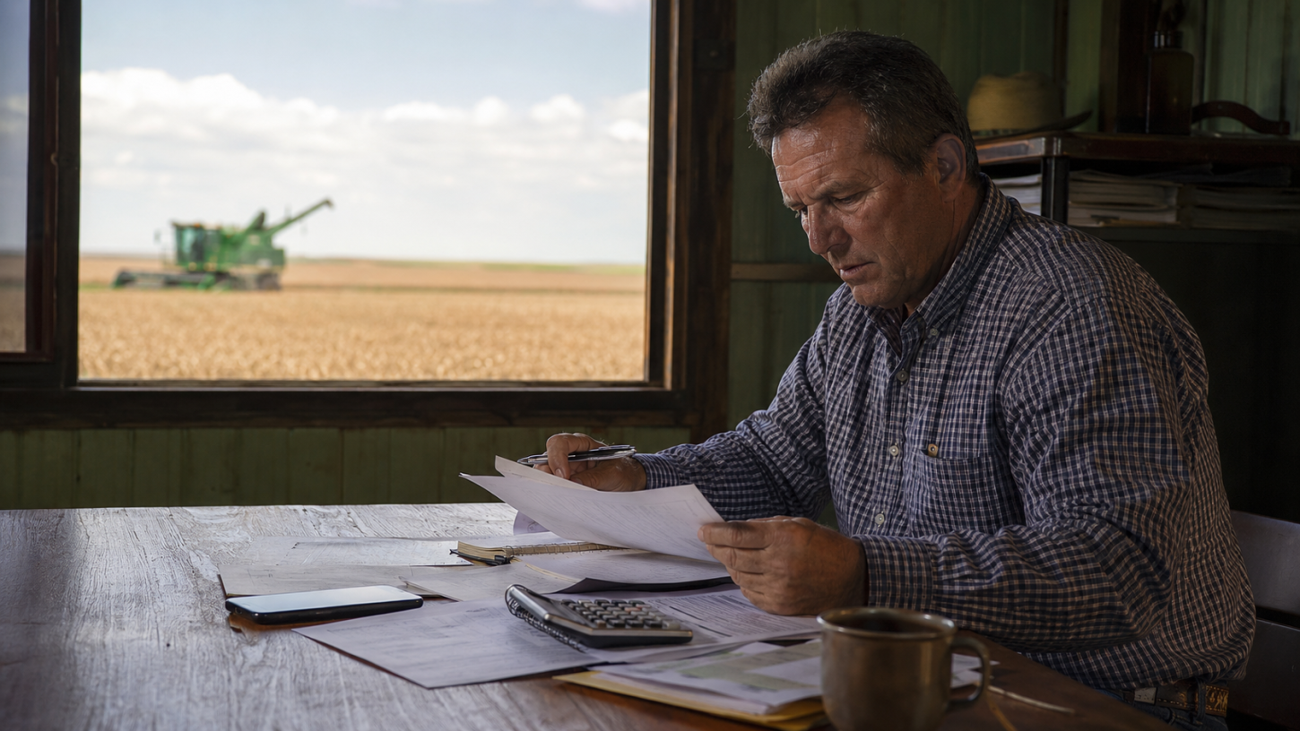 A conta chegou ao campo: por que o produtor rural está colhendo recordes e acumulando dívidas